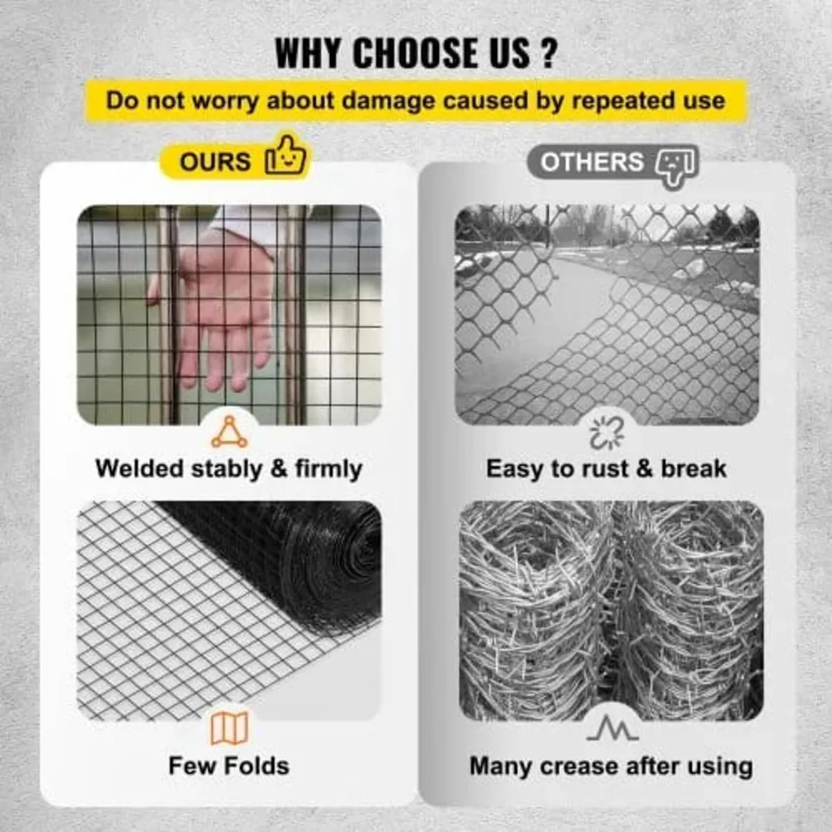 Hardware Cloth, 24" x 100' & 1"x1" Mesh Size, - Image 3