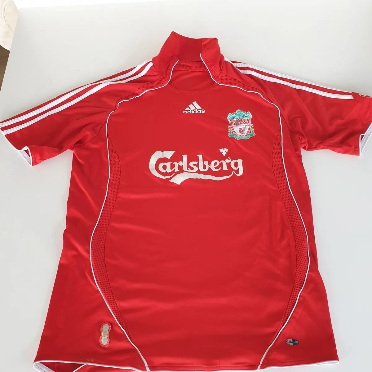 Liverpool 2006-08 home shirt football Adidas small - Image 1