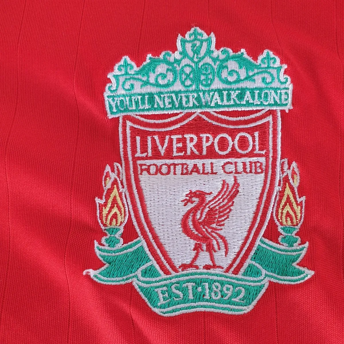 Liverpool 2006-08 home shirt football Adidas small - Image 2