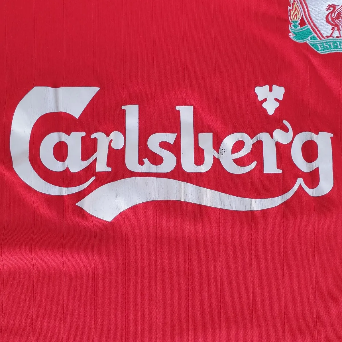 Liverpool 2006-08 home shirt football Adidas small - Image 3