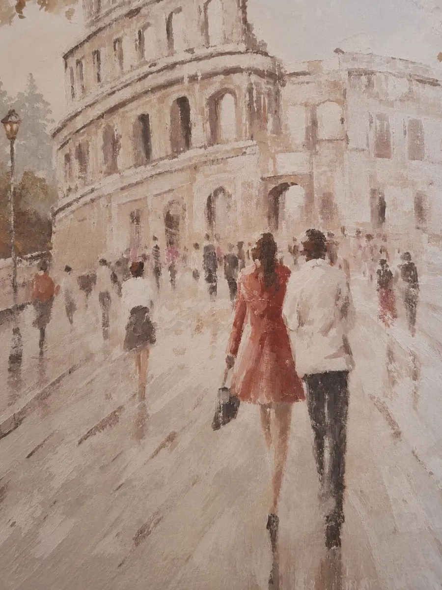 Romantic Rome Wall Art – 80 x 60 cm - Image 3
