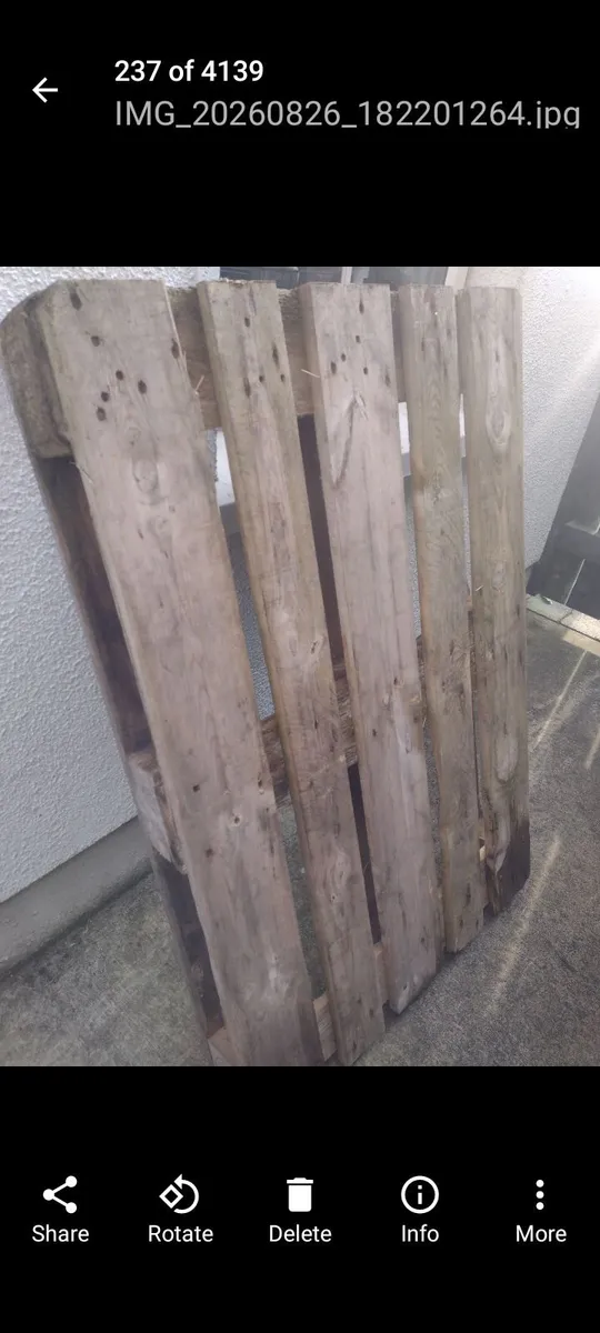 Heavy wooden pallet - Image 1