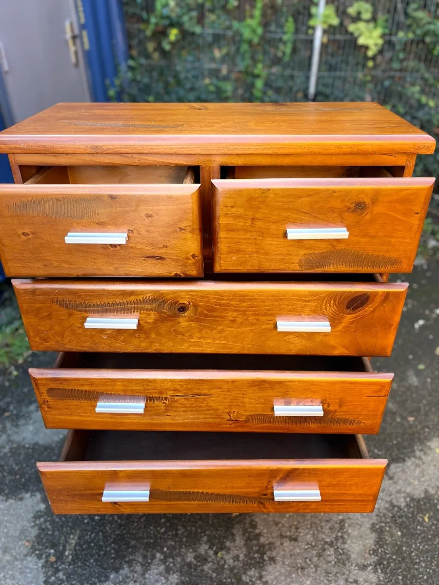 Wooden chest of drawers - Image 3