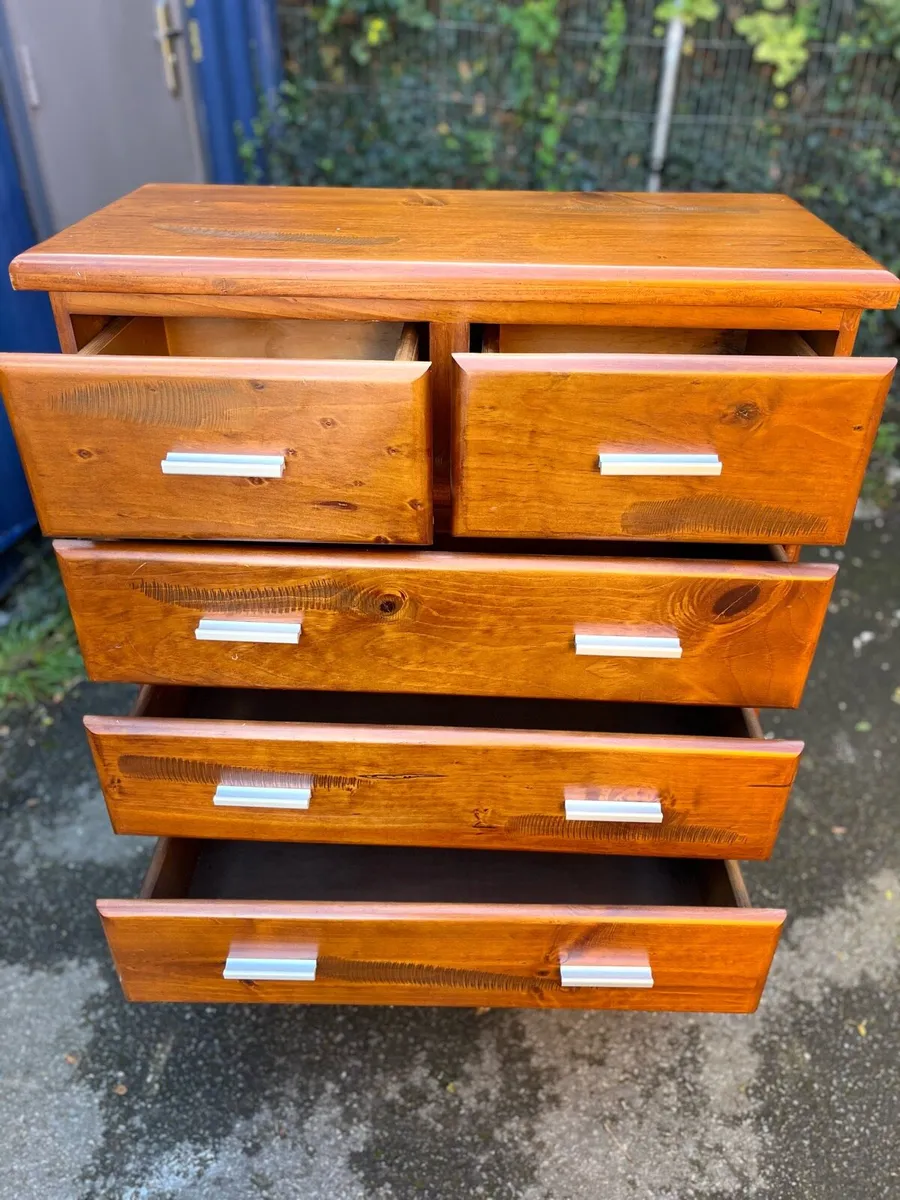 Wooden chest of drawers - Image 2