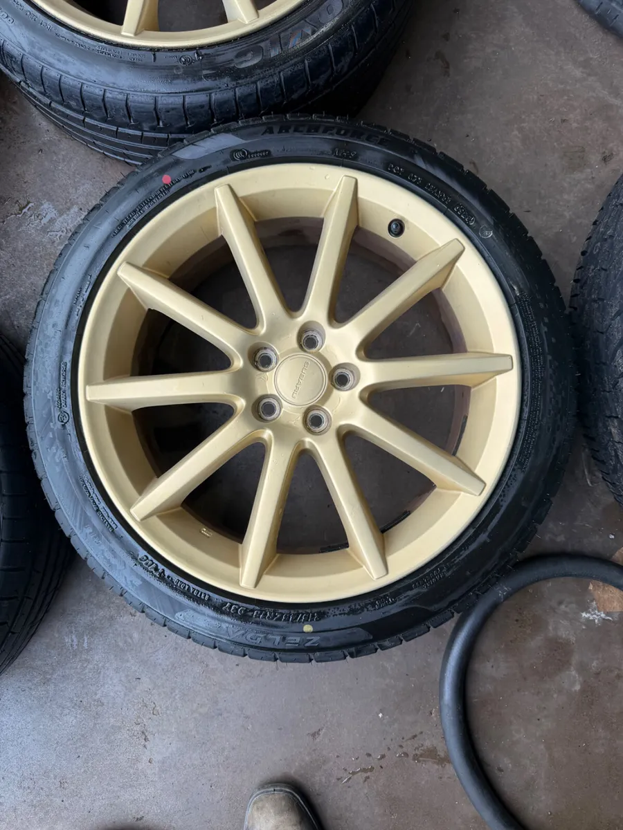 18inch Subaru alloy wheels - Image 2