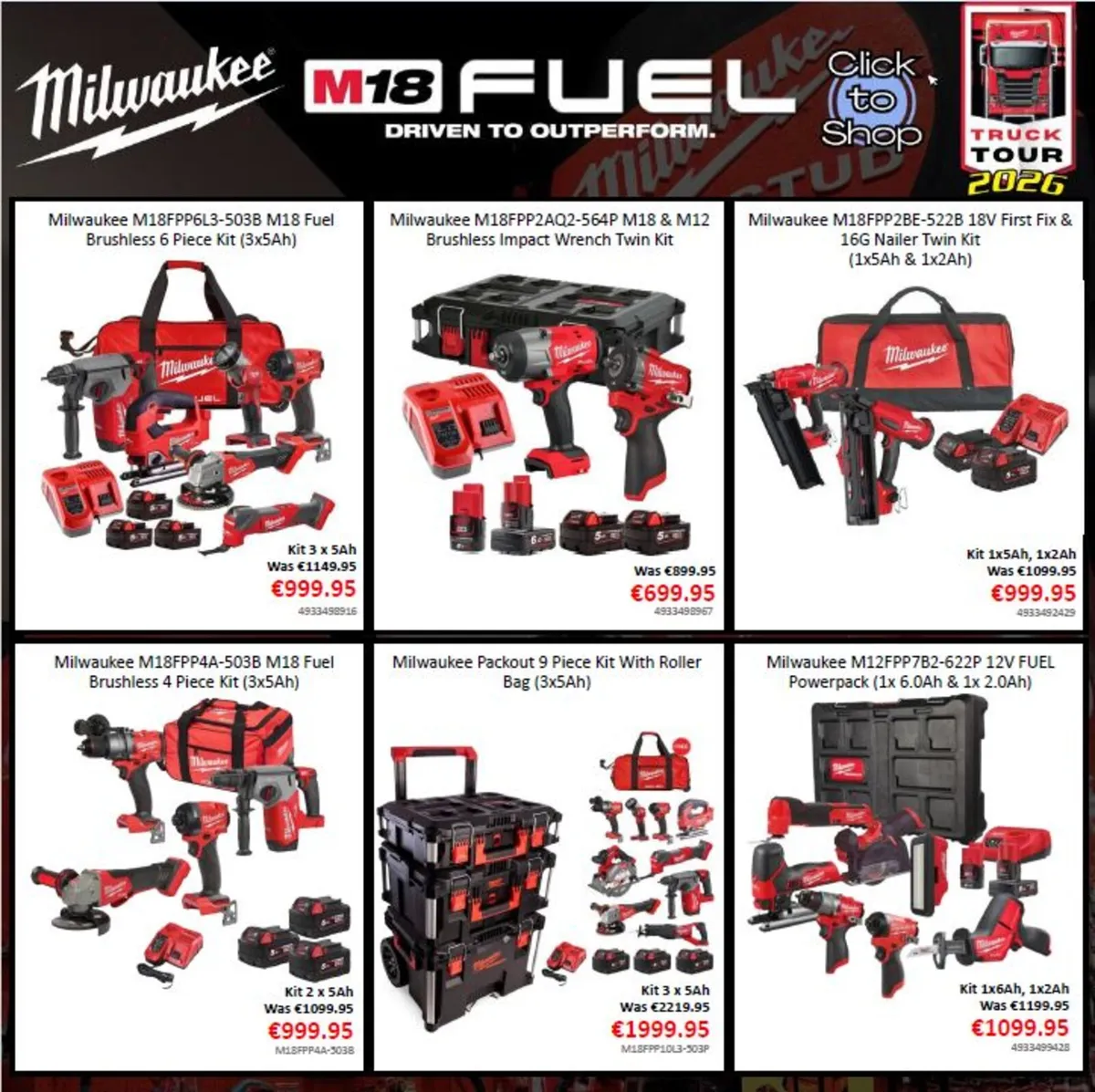 Milwaukee Truck Tour Discounts - Image 1