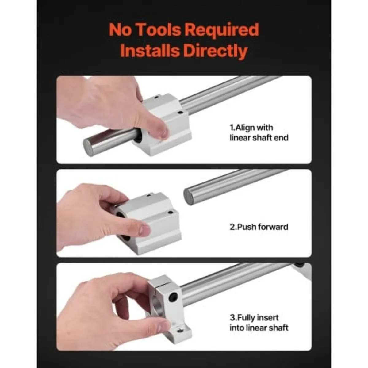 Linear Rail Kit, SFC25, 2Pcs 1000 mm (39.4 inch) L - Image 4