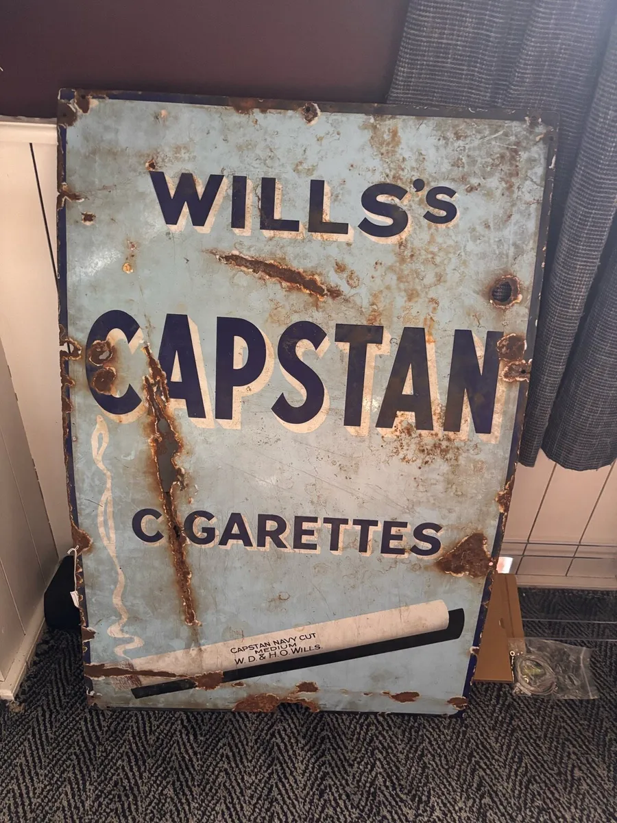 Wills Capstan enamel sign - Image 1