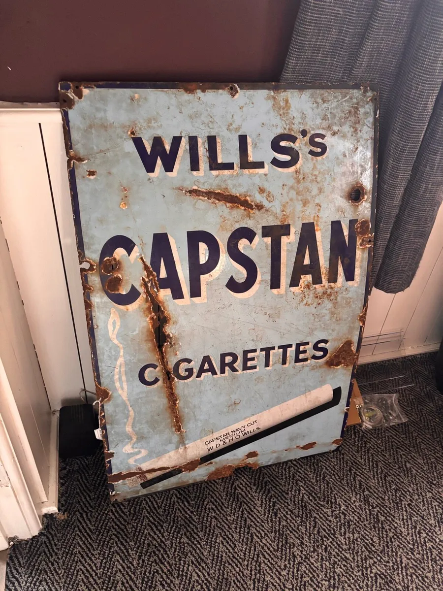Wills Capstan enamel sign - Image 2