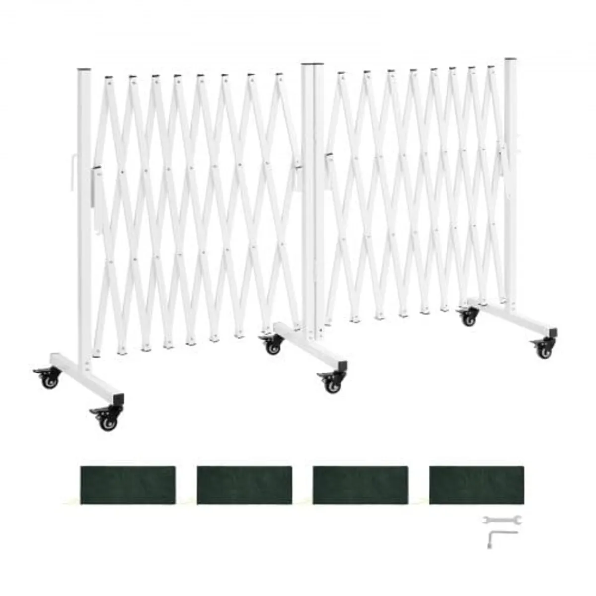 Double Expandable Barricades, 5.48m Expandable Saf - Image 1