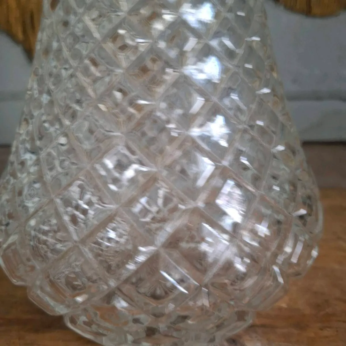 Mid-Century Silver-Plated & Cut Glass Claret Jug - Image 4