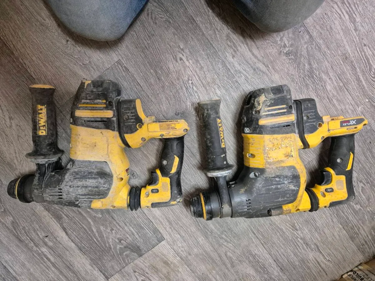2no. Dewalt 54v Flexvolt SDS Drill  NOT WORKING