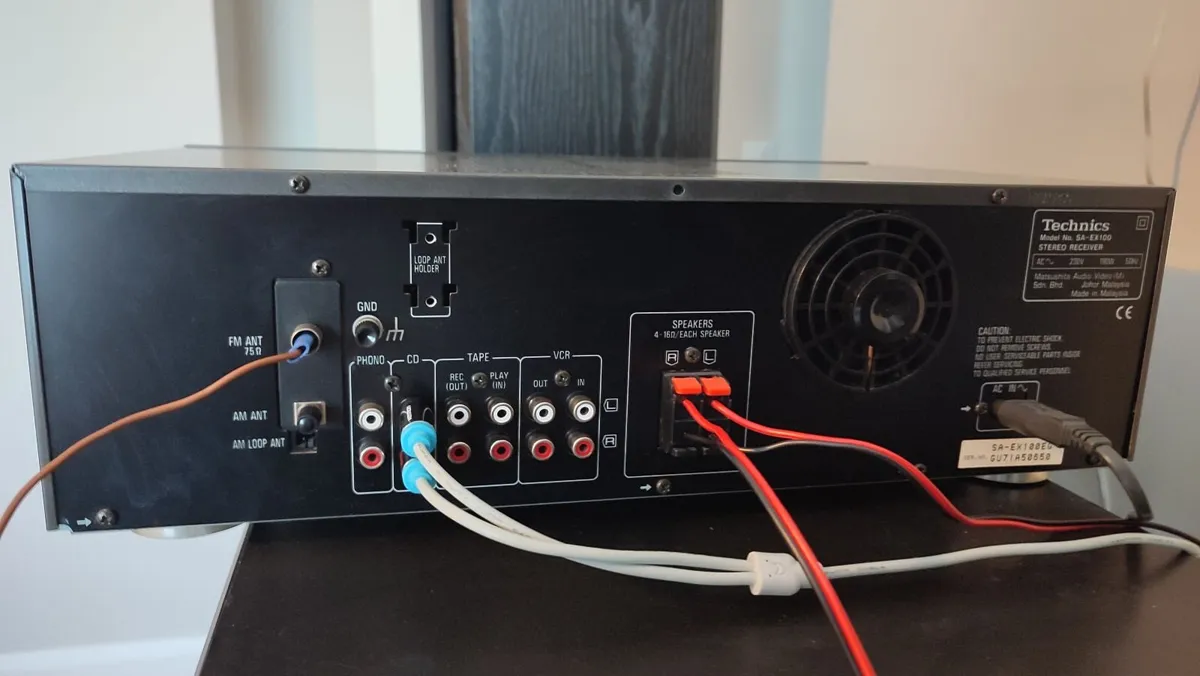 Technics SA-EX100 ReceiverAmplifier.Like New,Remot - Image 4