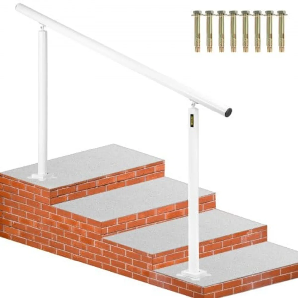 Stair Railing Kit, 152.4 cm Handrails for Outdoor