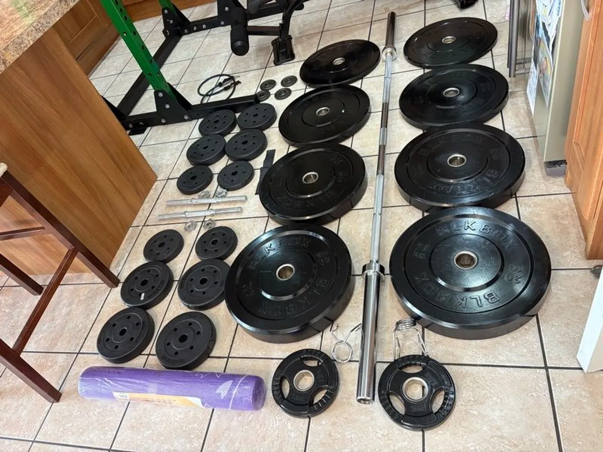 Unbelievable Gym Set, Rack Alone Was 2400 Euro New, Selling Entire Set Below For 1100 Euro!!!! - Image 3