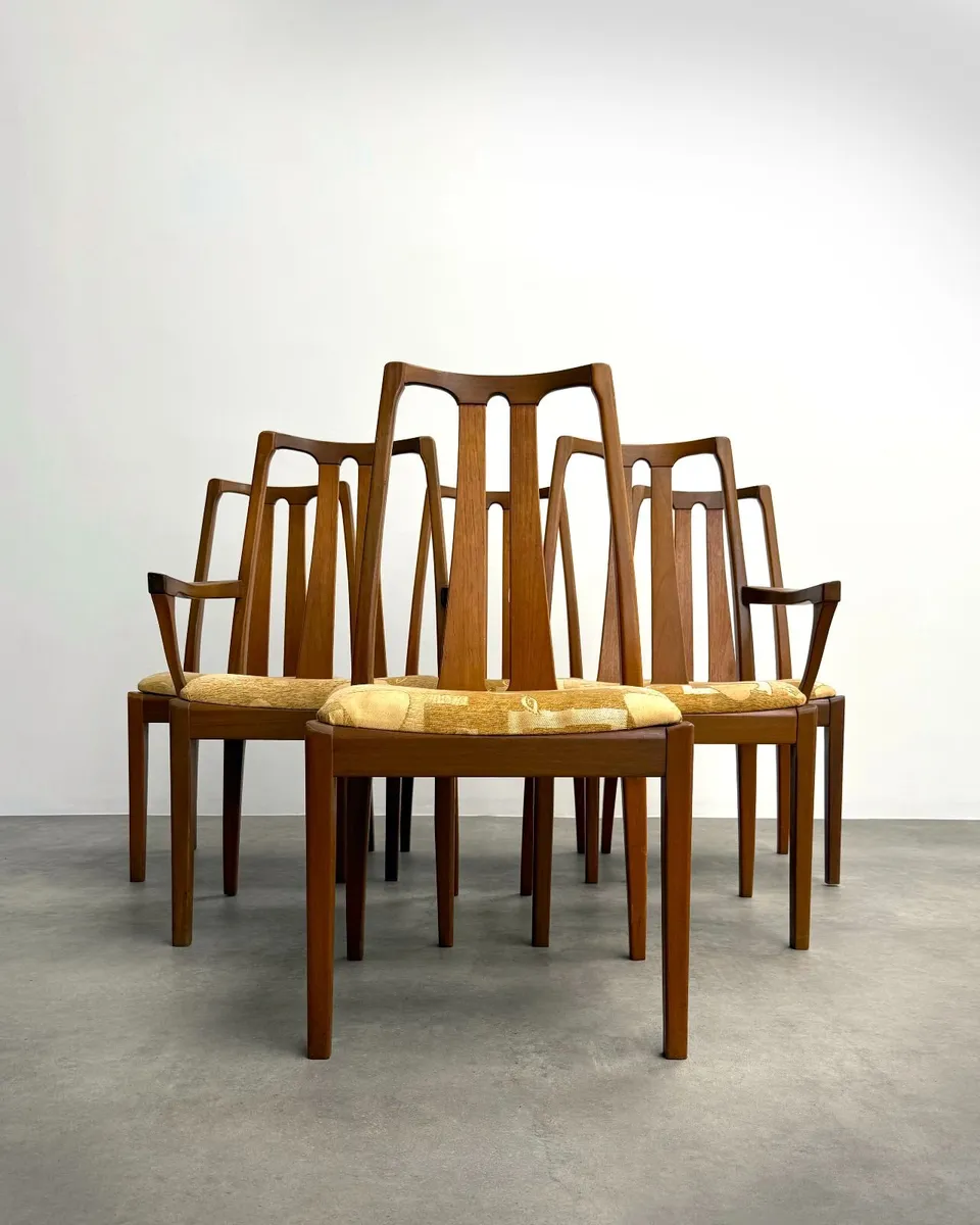 Set of 6 Mid-Century Dining Chairs - Image 1