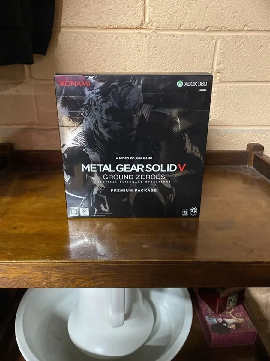 Metal Gear Solid V: Ground Zeroes Premium Package Xbox 360 Japan Import - MINT/SEALED CONTENTS - Image 1