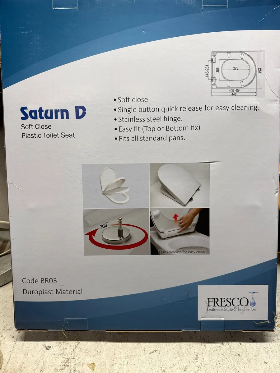Brand New Soft Close Toilet Seat - Image 2