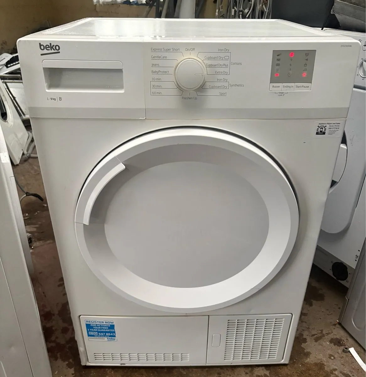 Beko Condenser Dryer - 9kg Drum