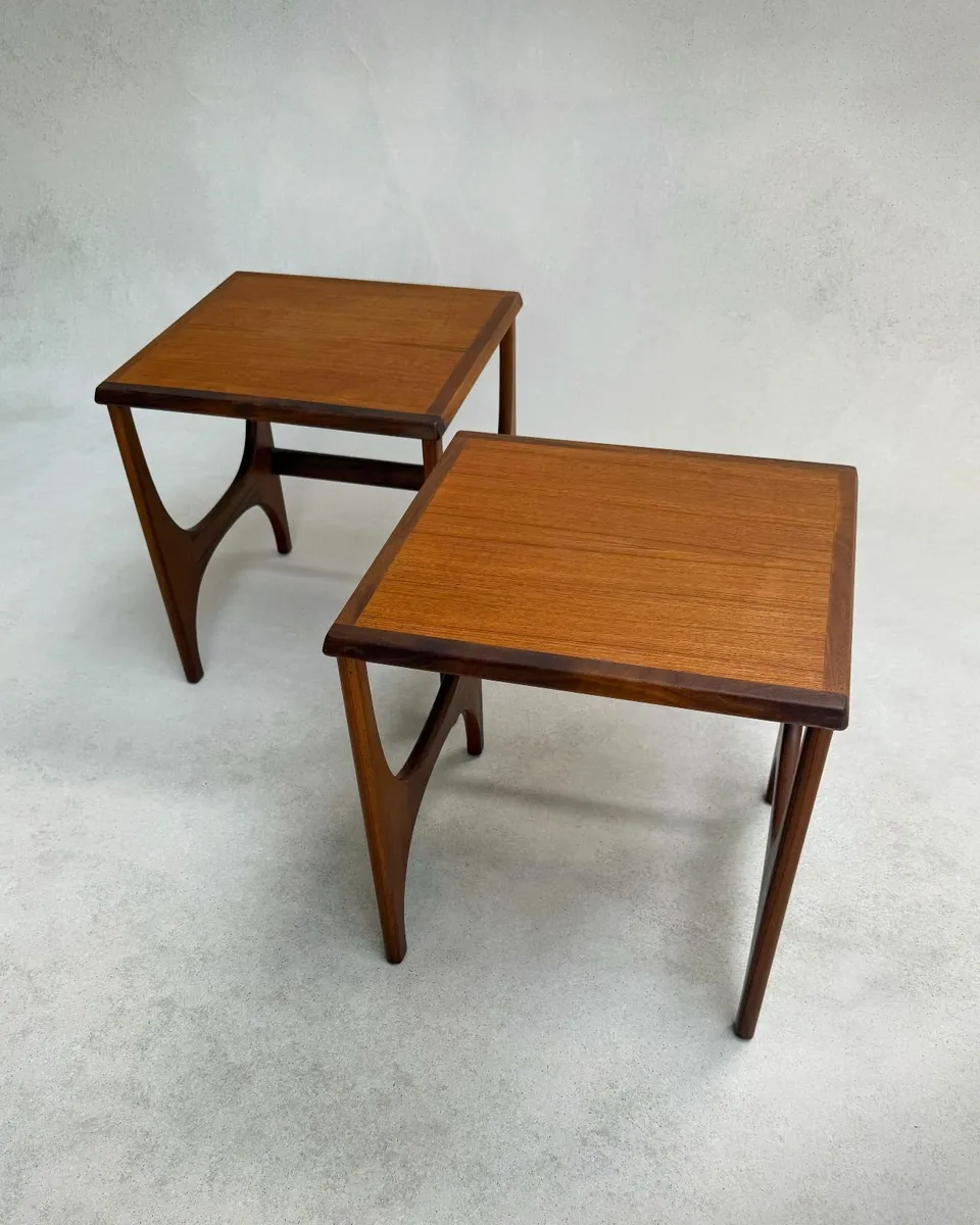 Pair of Mid-Century Side Tables - Image 2