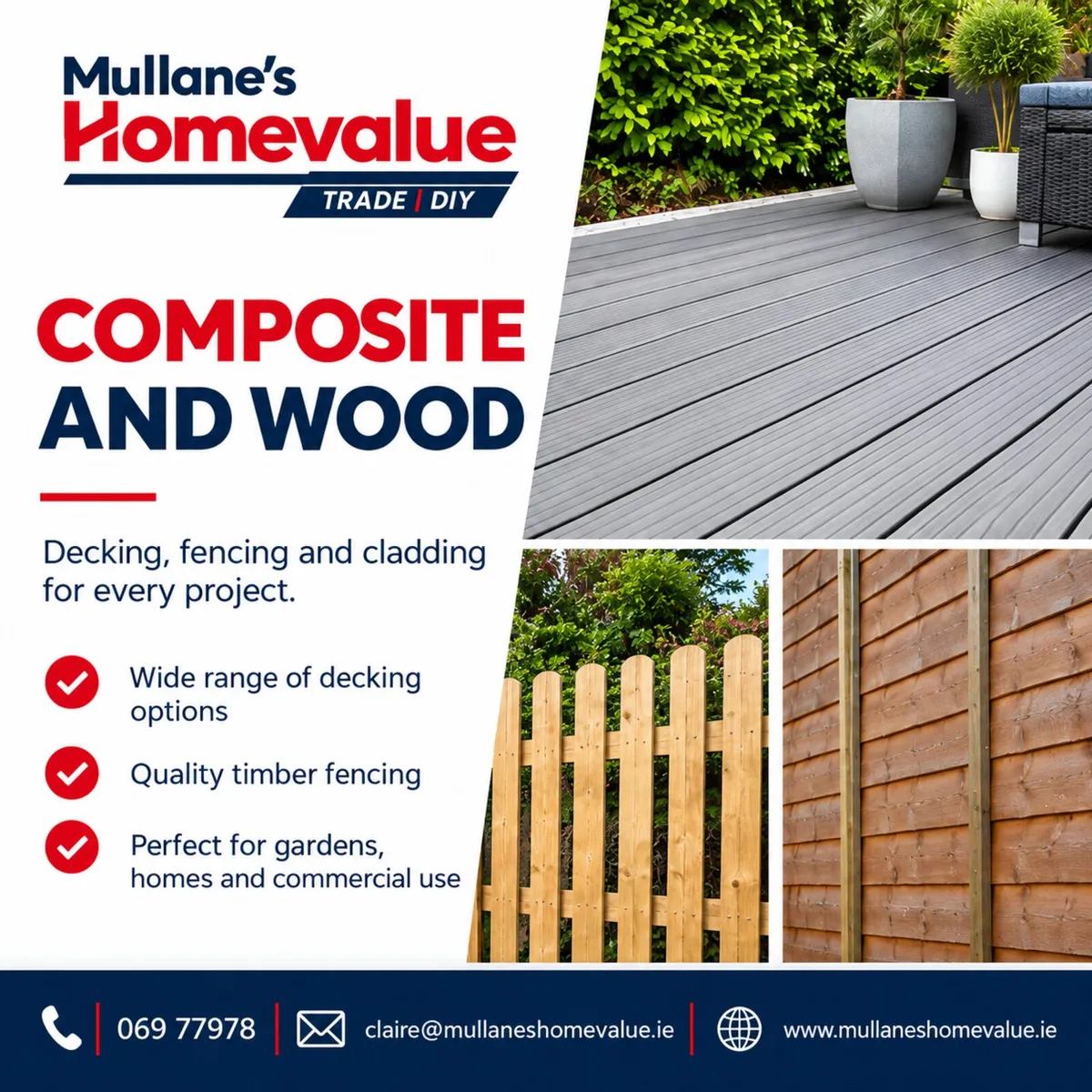Composite decking, fencing, shiplap - Image 3