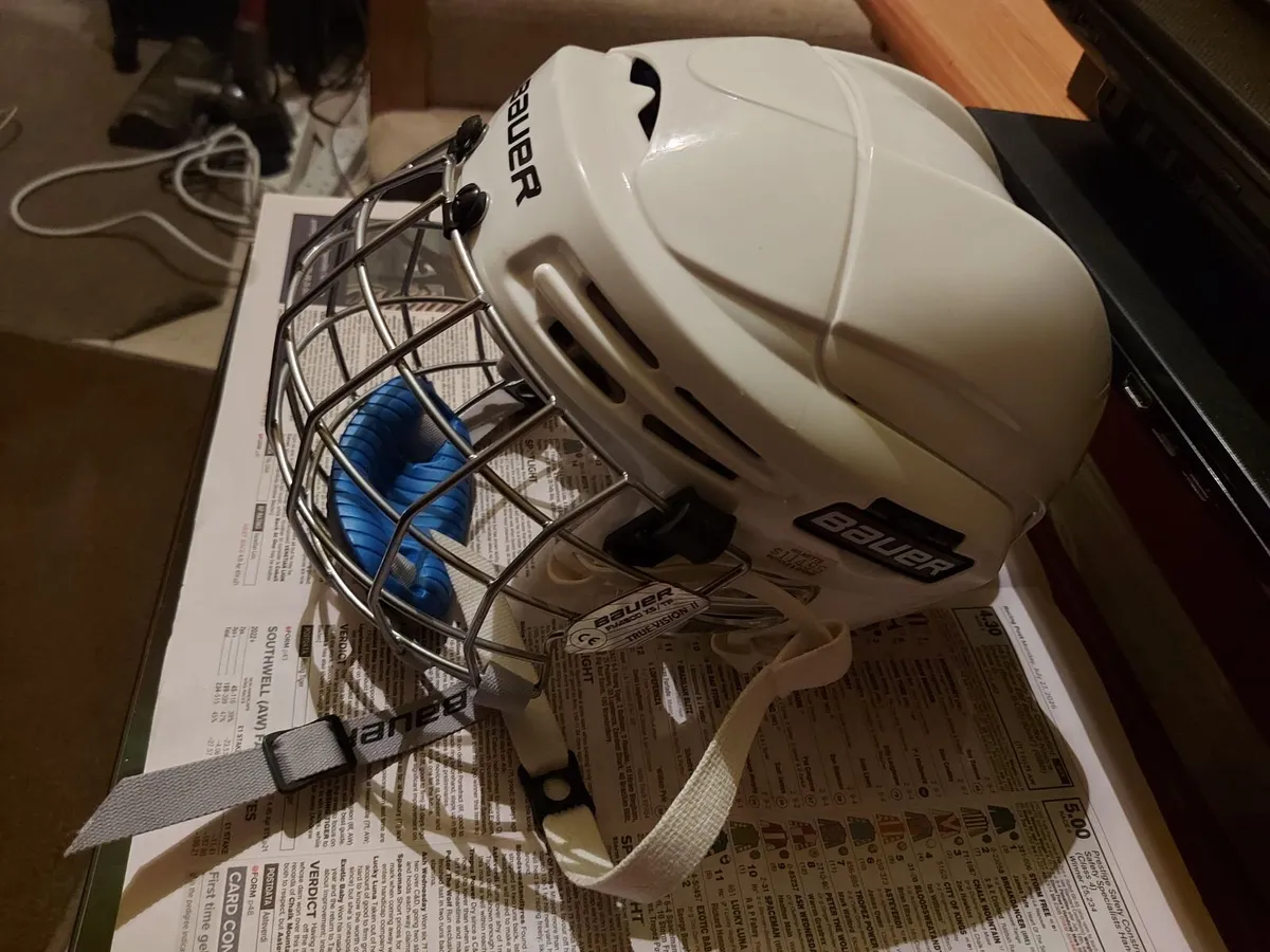 BAUER American Hockey Player Helmet, - Image 1