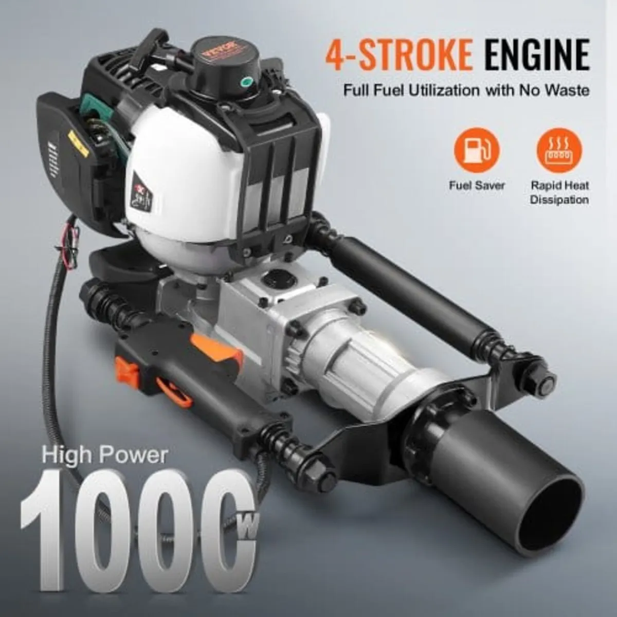 37.77cc Gas-Powered T Post Driver, 4-Stroke Engine - Image 2