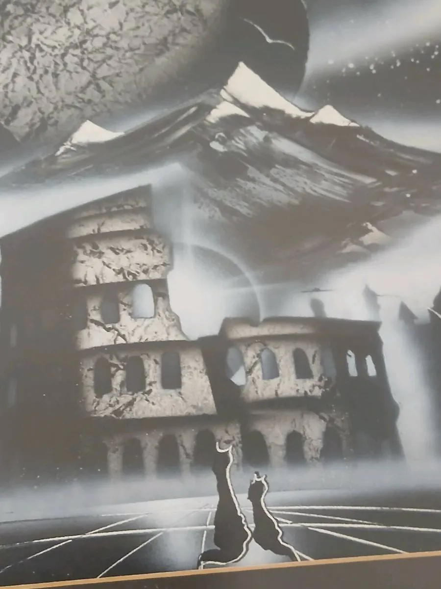Original Surrealist Spray Paint Art. Professionall - Image 4