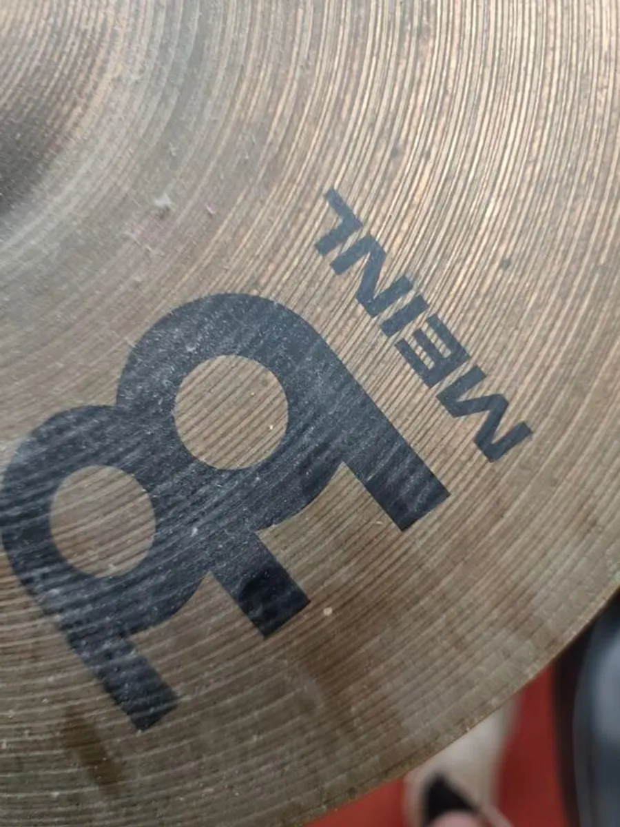 Yamaha Stage Custom Drum kit with Meinl cymbals and fancy stool - Image 4