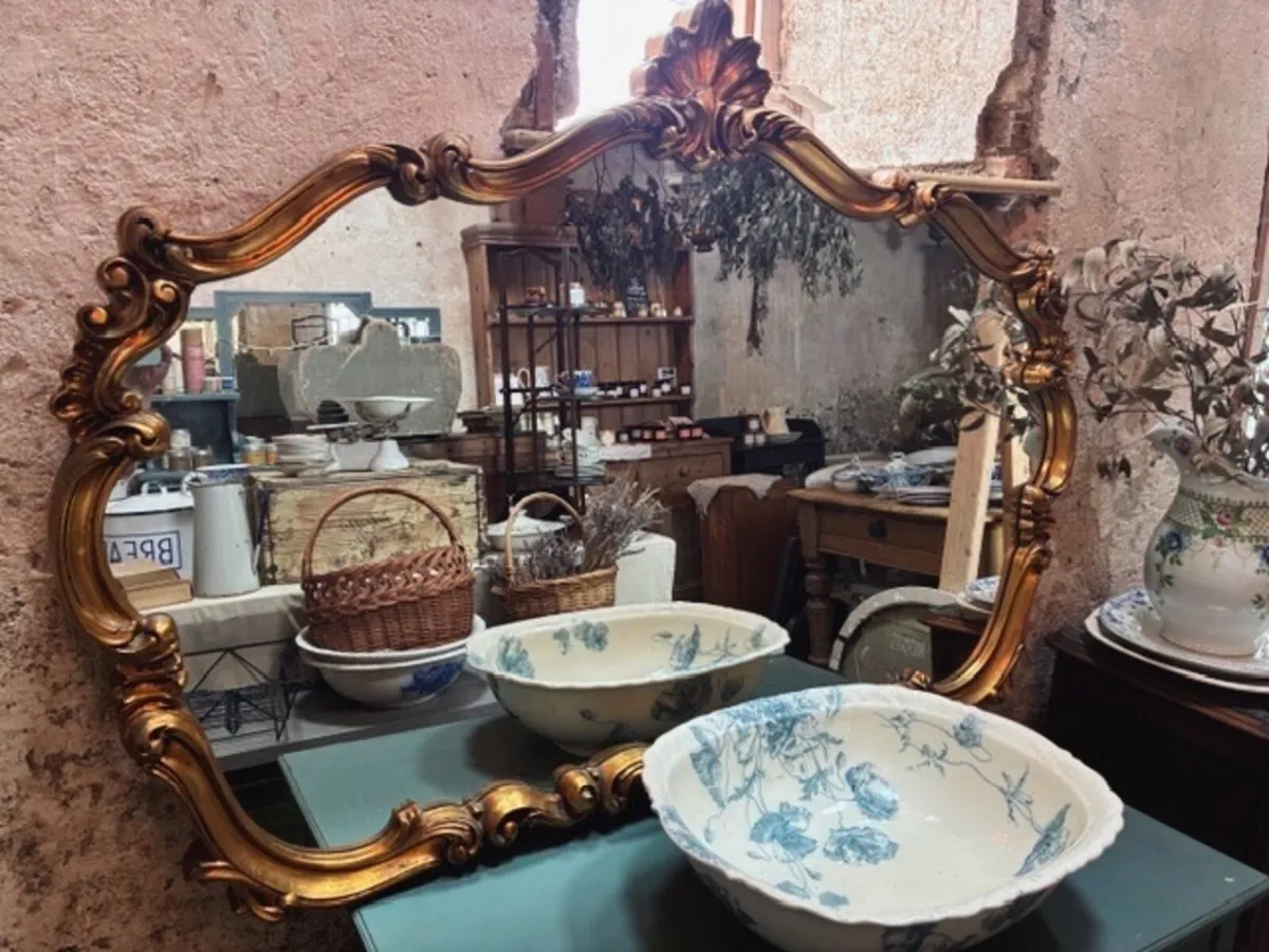 Large Ornate Wall Mirror - Image 1