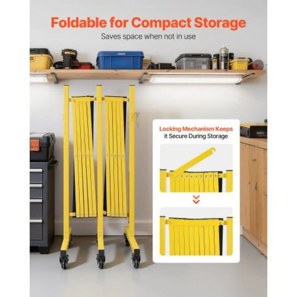 Double Expandable Barricades, 5.46m Industrial Saf - Image 3