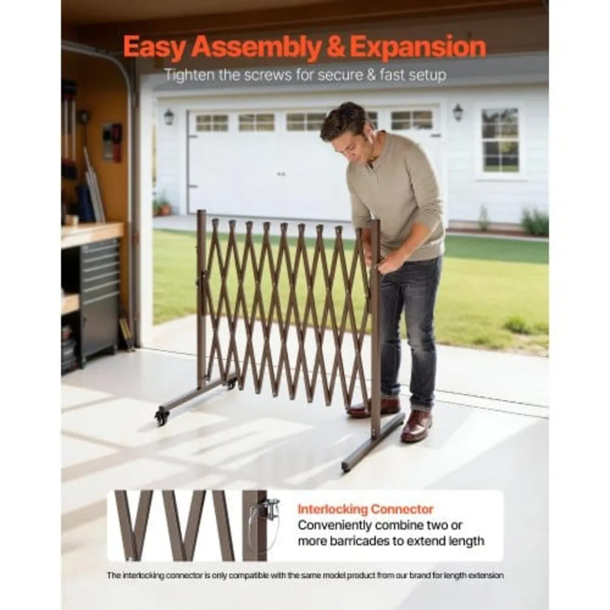 Expandable Barricade, 3.07m Expandable Safety Barr - Image 3