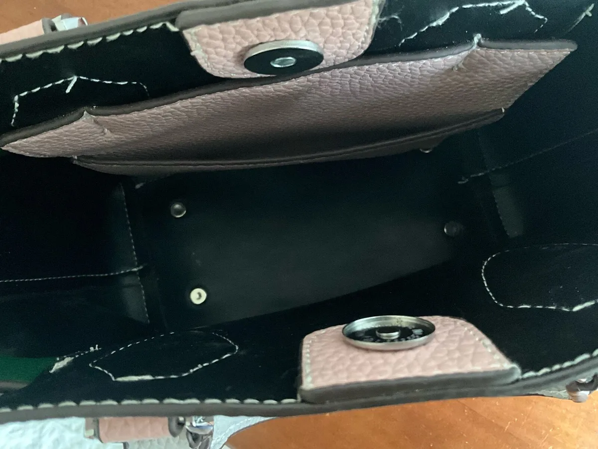 Small Pink & Green Handbag - Image 4