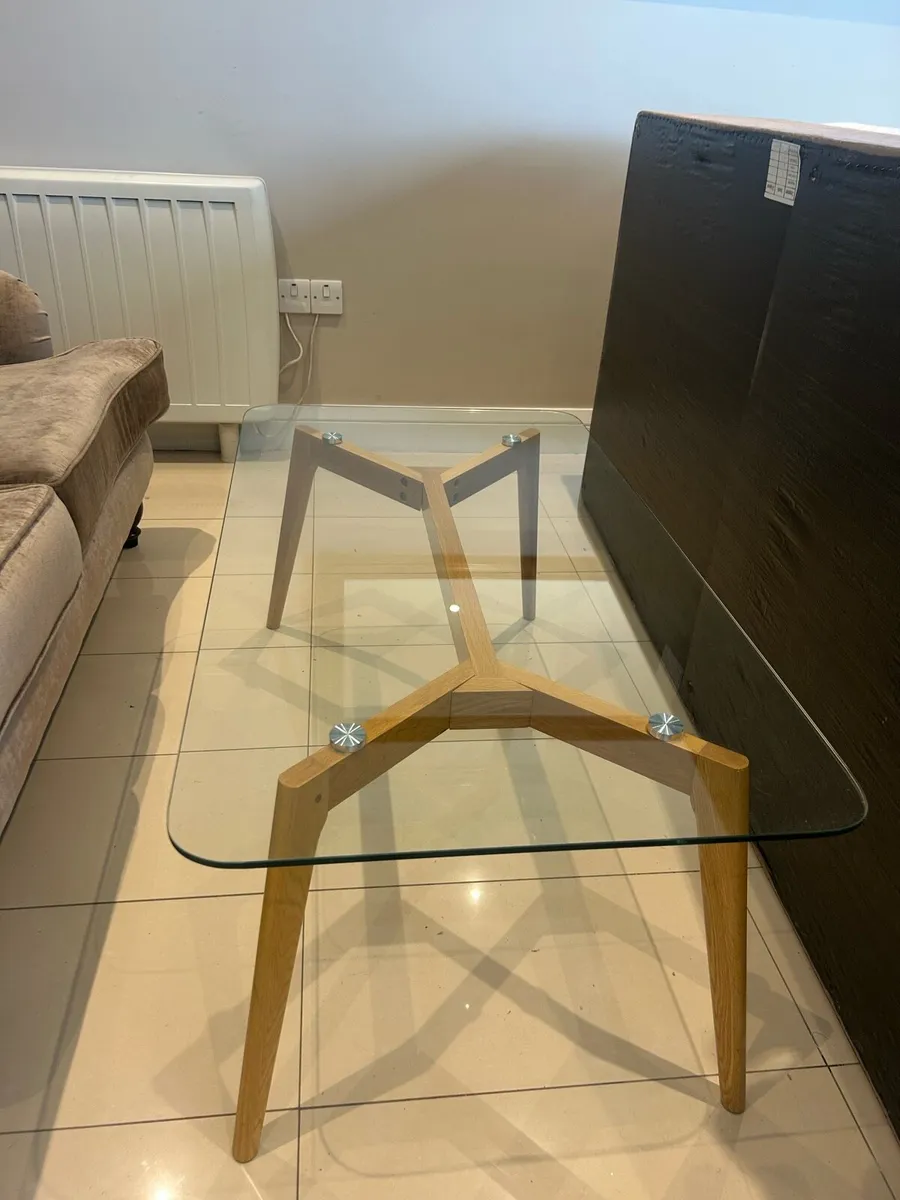 Glass coffe table - Image 1