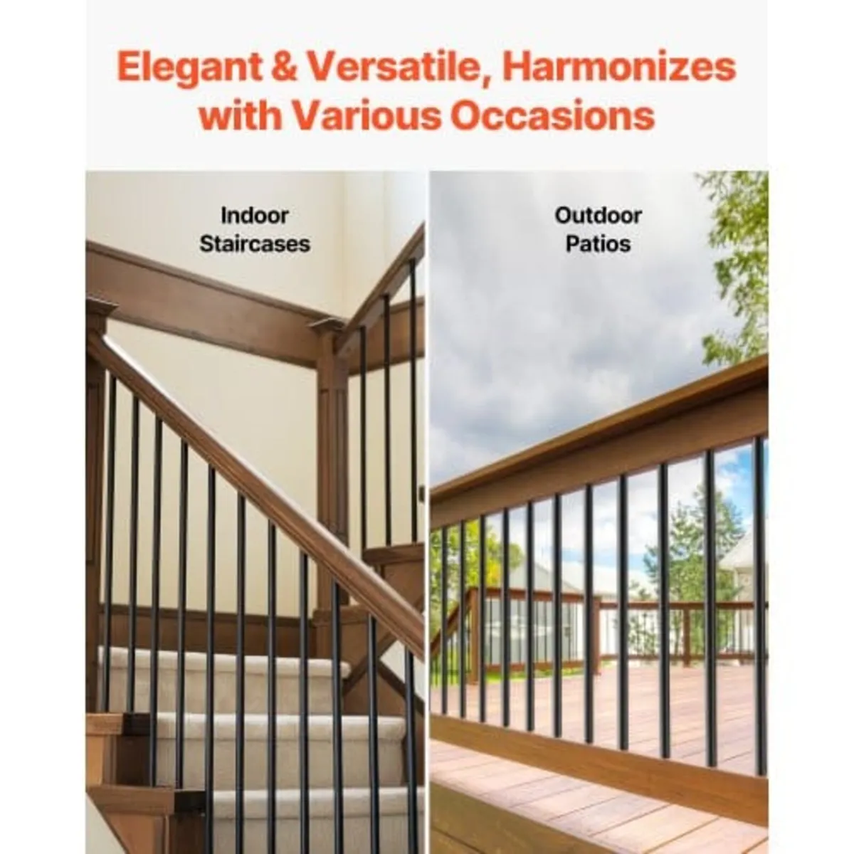 Staircase Balusters 51 Pack, 36 In Aluminum Stair - Image 3