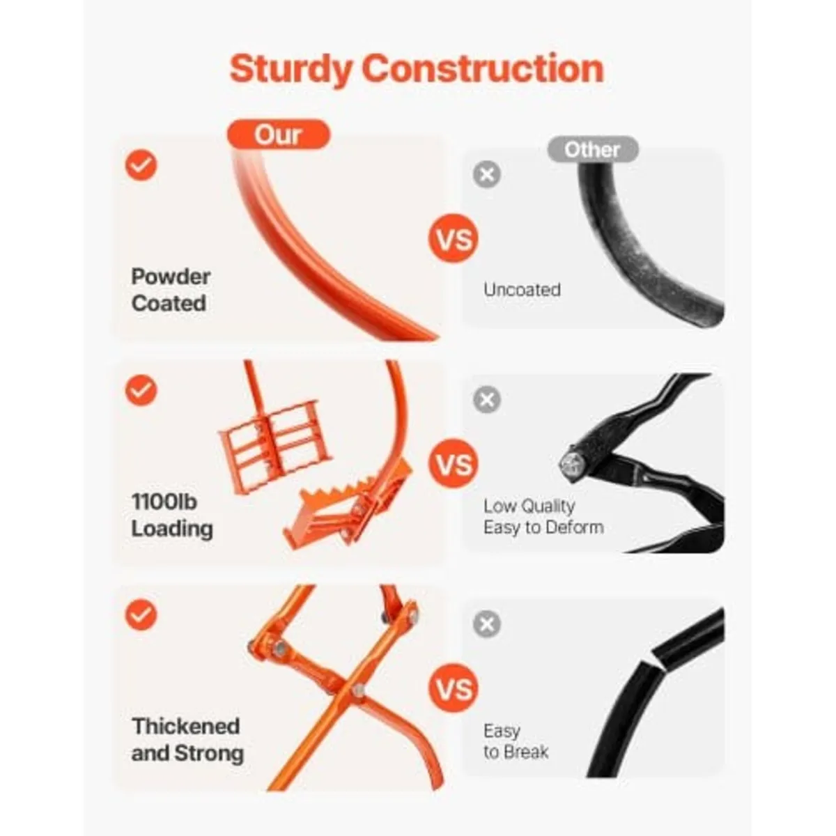 24in Stone Lifting Tongs, 2-Claw Rock Tongs, Heavy - Image 4