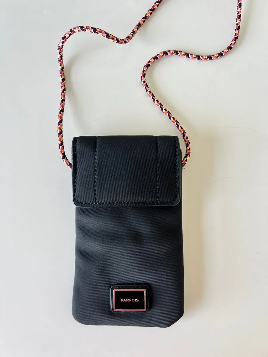 Parfois Black Crossbody Phone Bag - Image 2