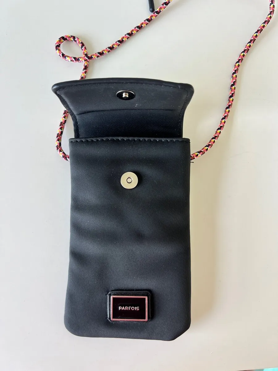 Parfois Black Crossbody Phone Bag - Image 3