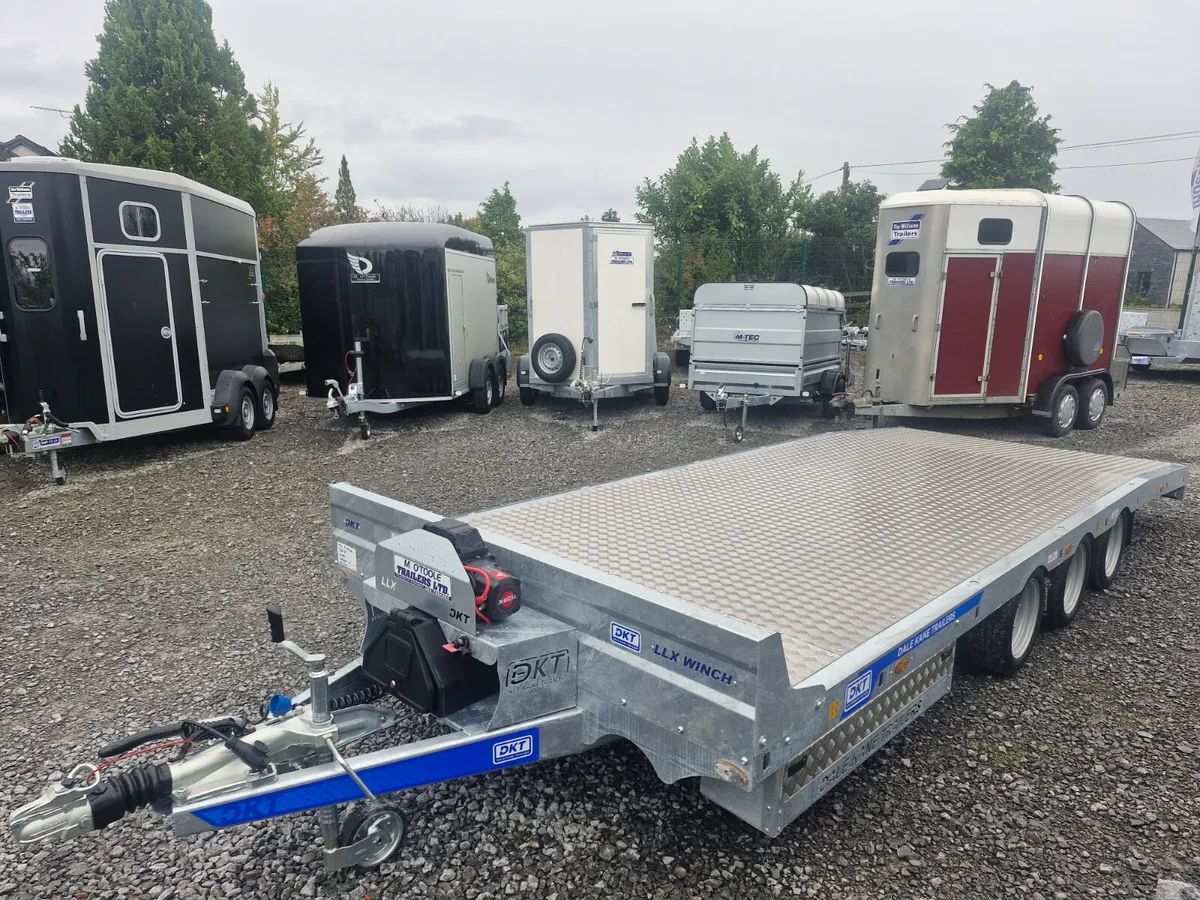 DALE KANE  1 8' x 7'  LOW LOADER TRAILER - Image 2