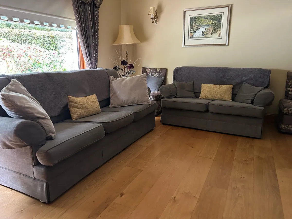3 Seater and 2 Seater Sofa Set - Image 1