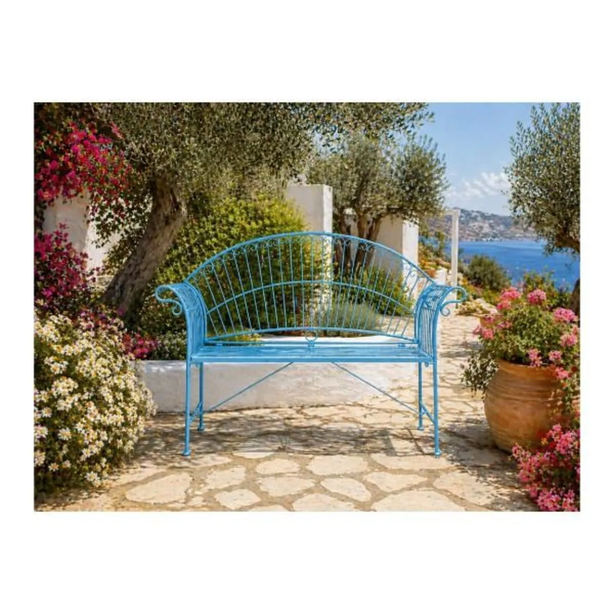 Santorini Bench D11974 - Image 1