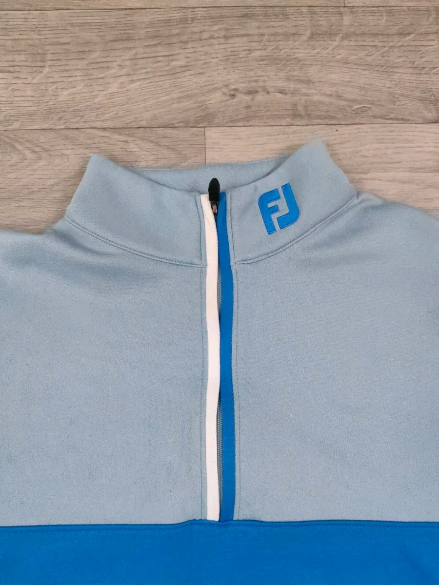 FootJoy FJ Half Zip Golf Jumper Mens Small - Image 3