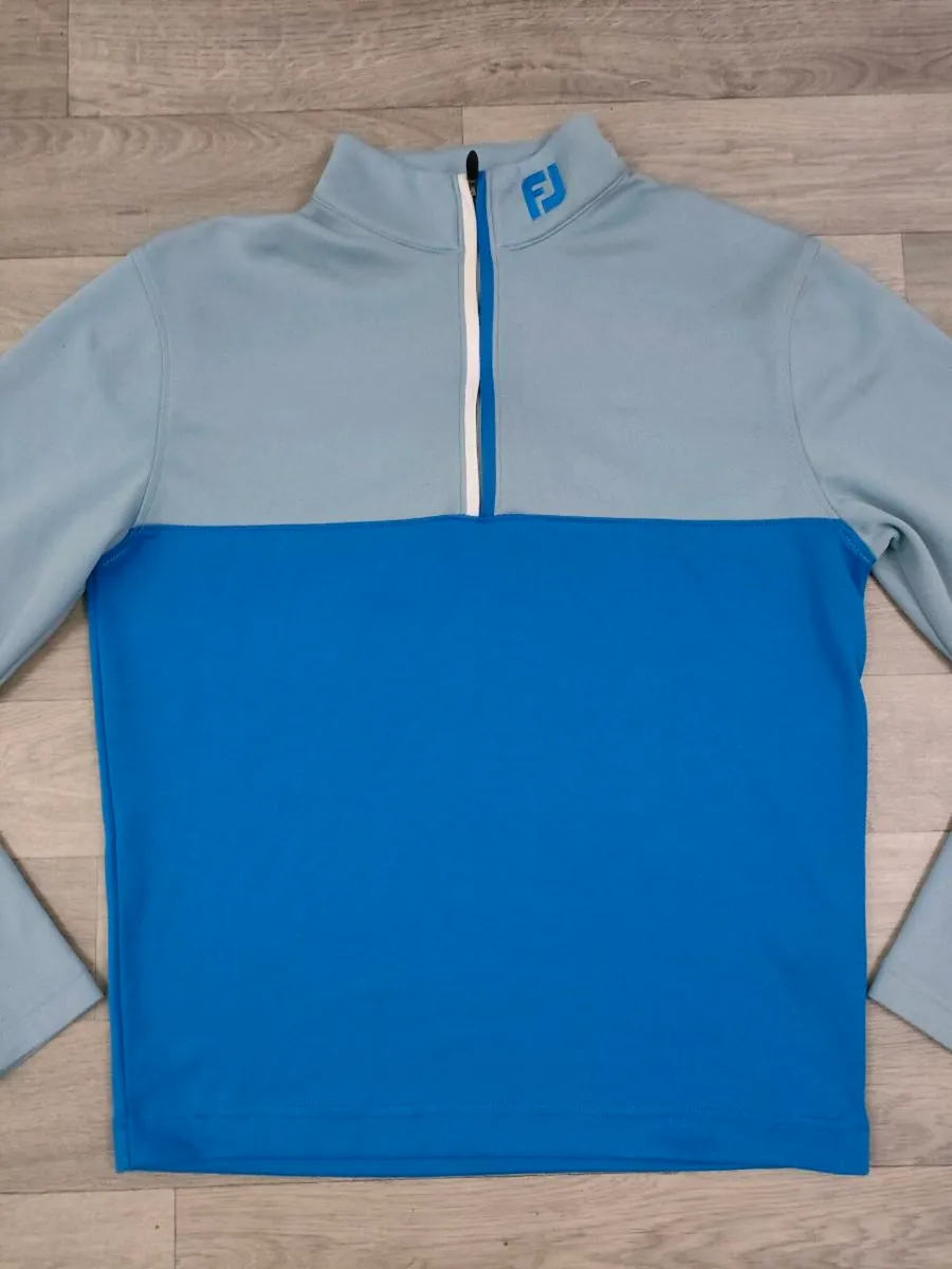 FootJoy FJ Half Zip Golf Jumper Mens Small - Image 2