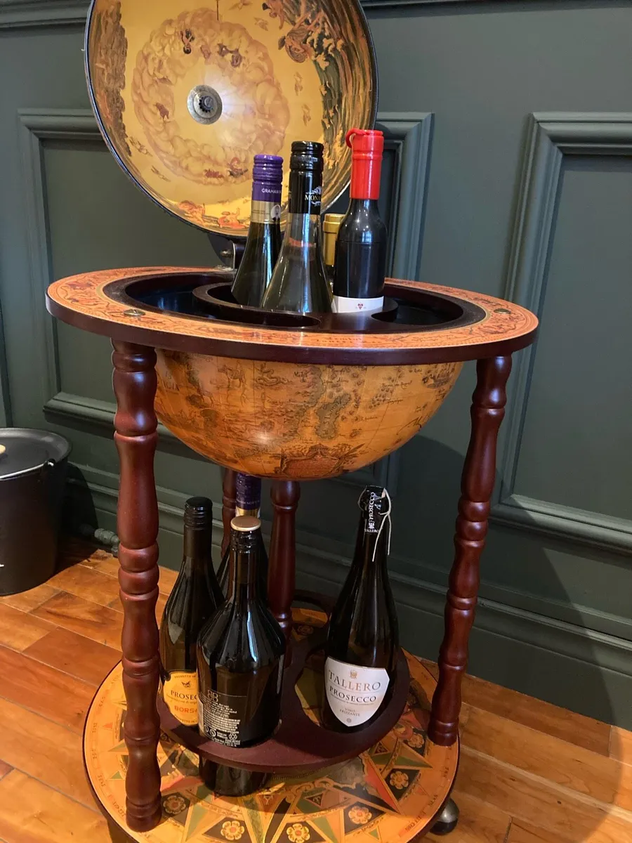 Antique Globe Bar - Image 3