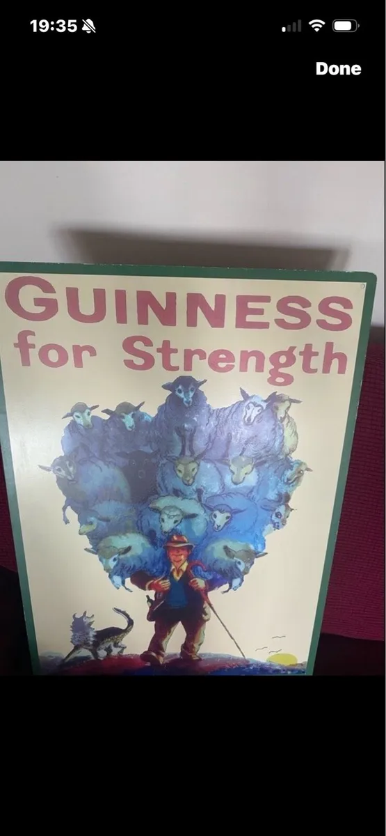 Large Vintage Guinness Metal Sign - Image 4