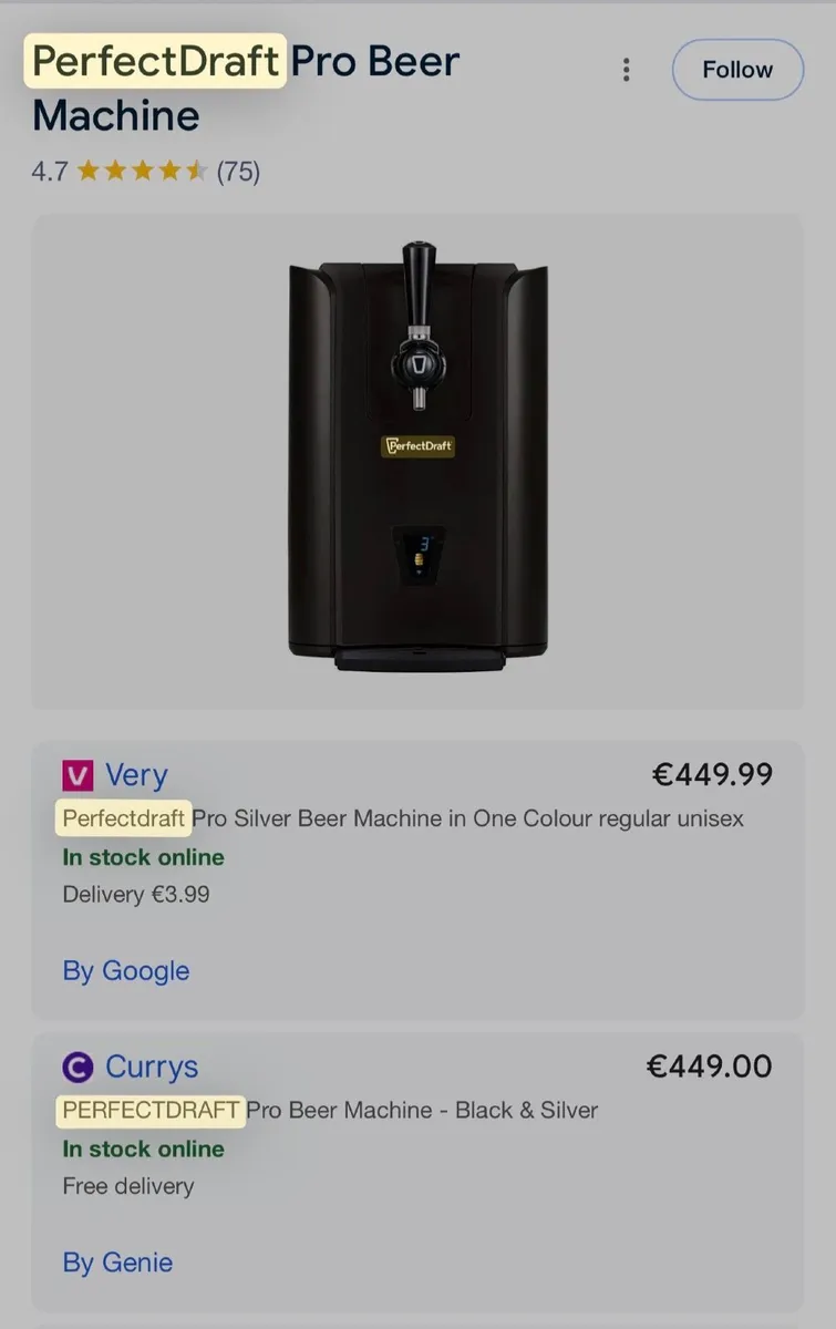 Perfect Draft Pro Machine - Image 1
