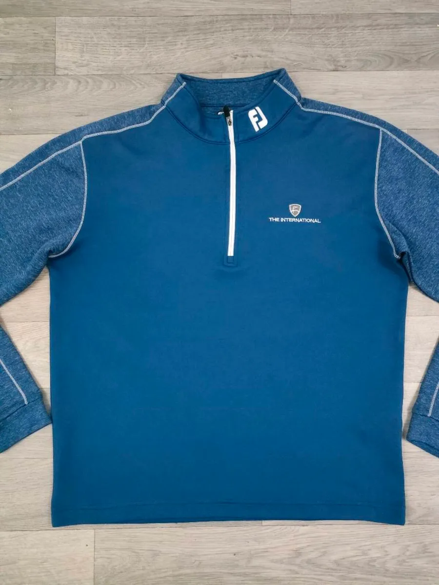 FootJoy FJ Titleist Half Zip Golf Jumper Mens M - Image 2