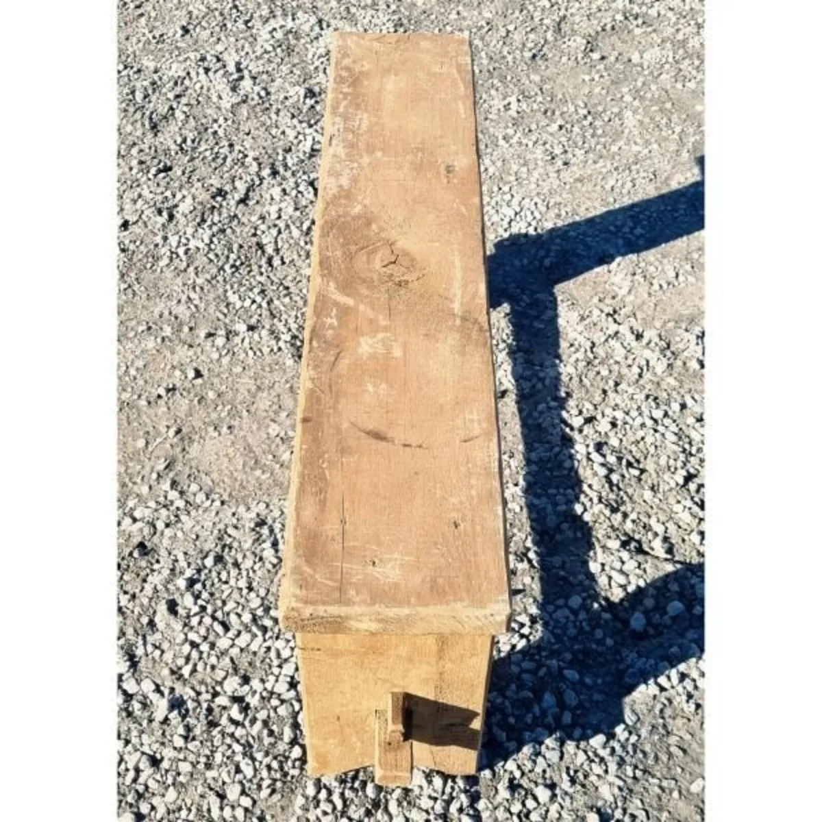 Rustic Wooden Bench Small KAS1390 - Image 2