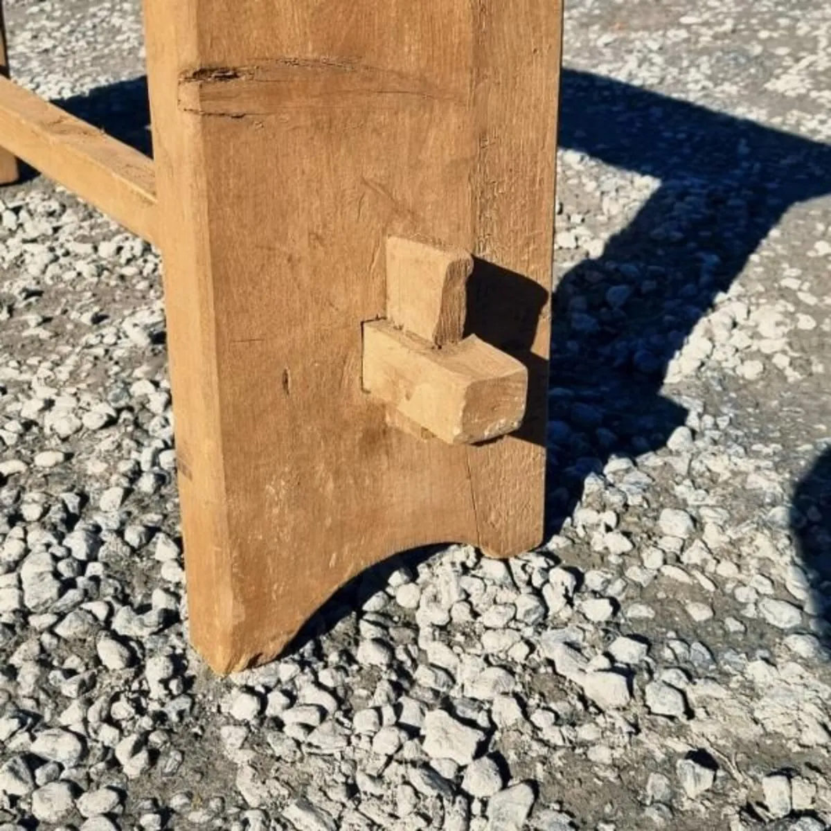 Rustic Wooden Bench Small KAS1390 - Image 3