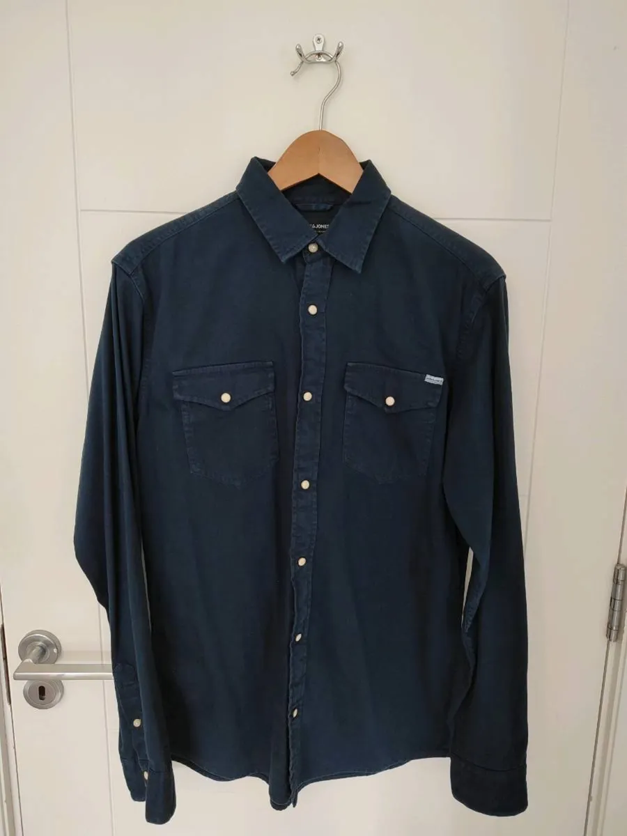 Jack and Jones Long Sleeve Denim Shirt size Medium - Image 1